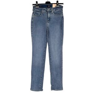 NYDJ Sheri Slim Jeans in Haley Wash size 0 NWT Stretch Pockets Medium Wash